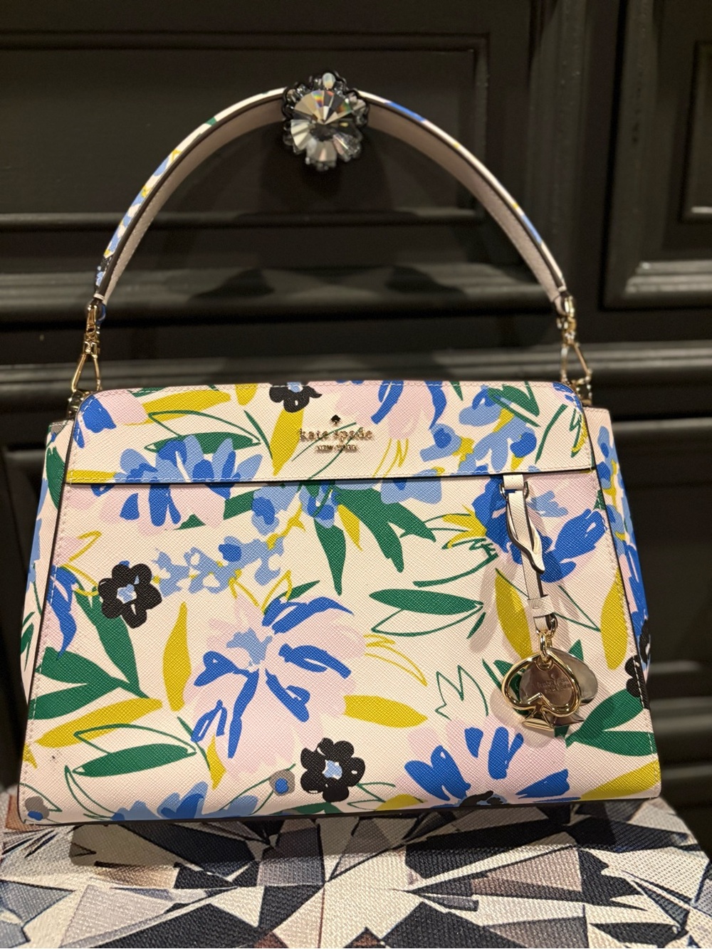 kate spade Floral Top-Handle Satchel